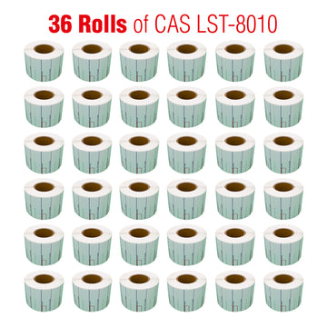 CAS8010-36 Printing Scale Label, 58 x 40 mm, UPC "36 ROLLS" Per Case